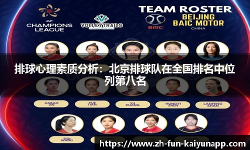 排球心理素质分析:北京排球队在全国排名中位列第八名